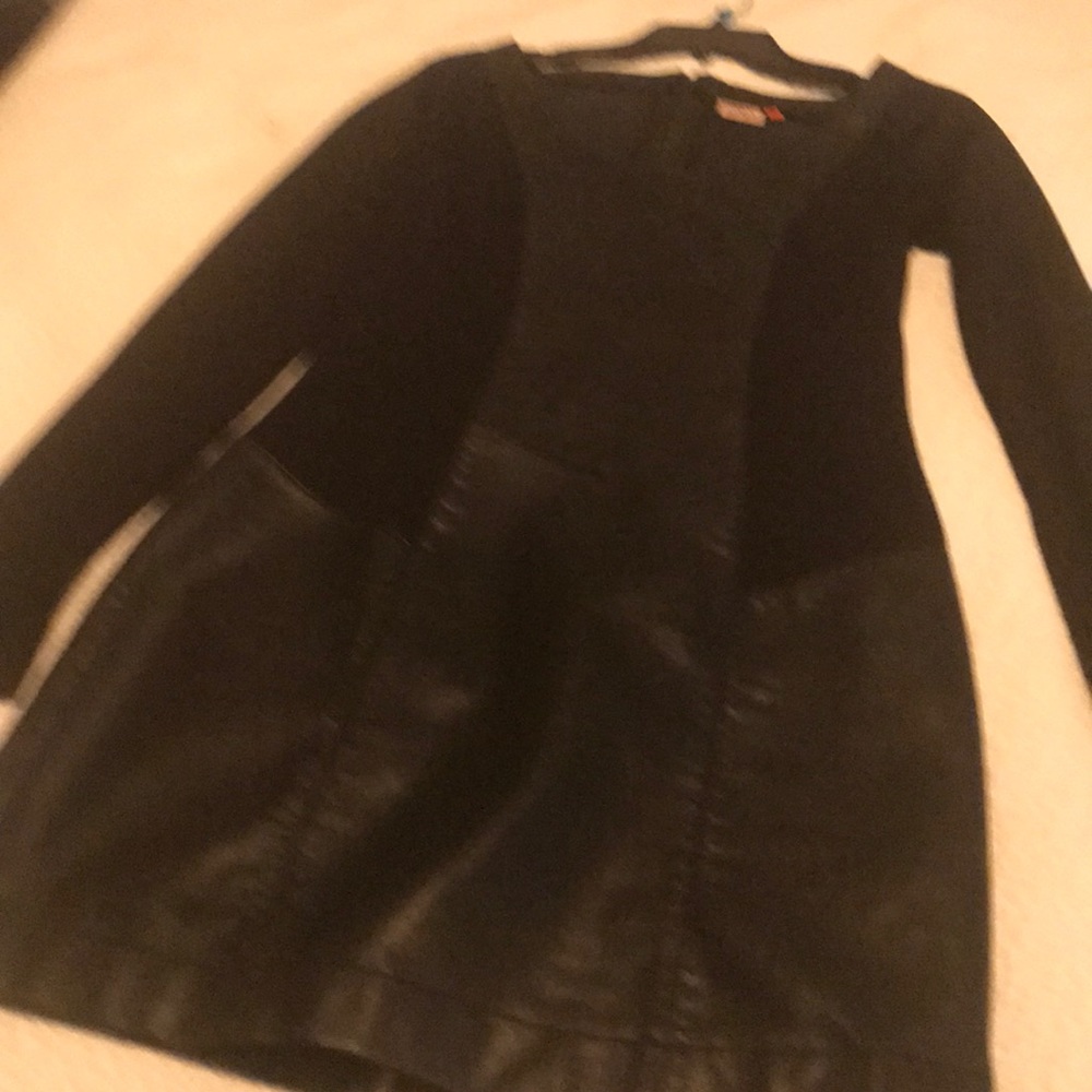 Dress leather front and back